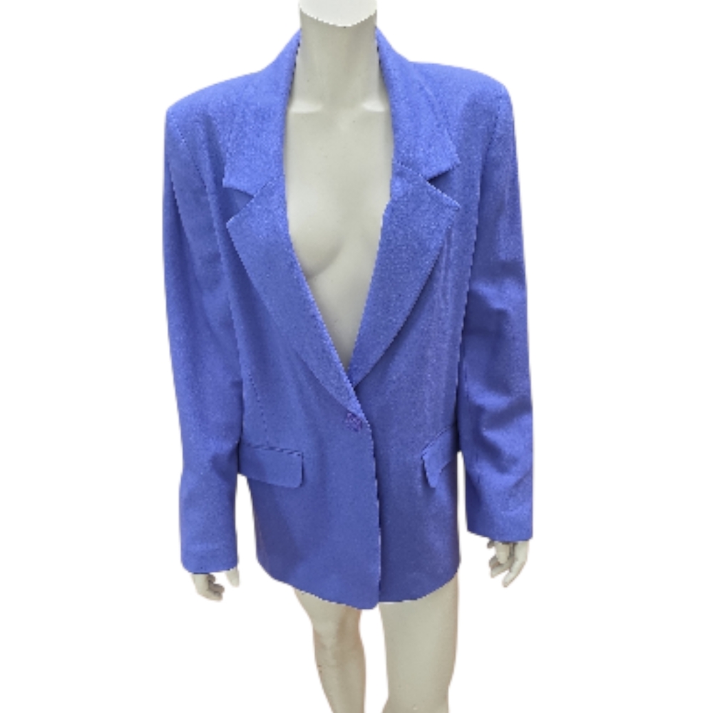 Nordstrom Royal Blue Women's 100% Merino Wool Blazer